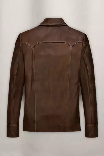 men's brown lambskin leather biker jacket classic moto zip style premium deluxe