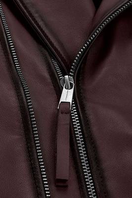 men's genuine lambskin leather biker jacket classic moto zip style genuine premium 3