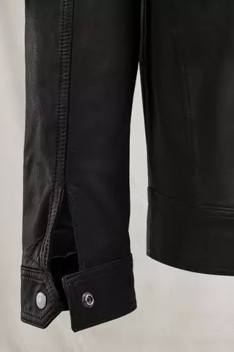 men's black lambskin leather biker jacket classic moto zip style stylish featured