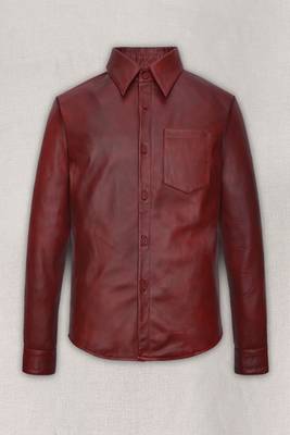 men's brown lambskin leather jacket classic zip up style featured 1