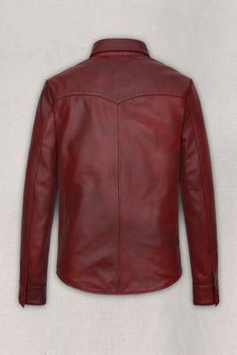 men's brown lambskin leather jacket classic zip up style featured 2