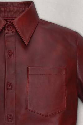 men's brown lambskin leather jacket classic zip up style featured 3