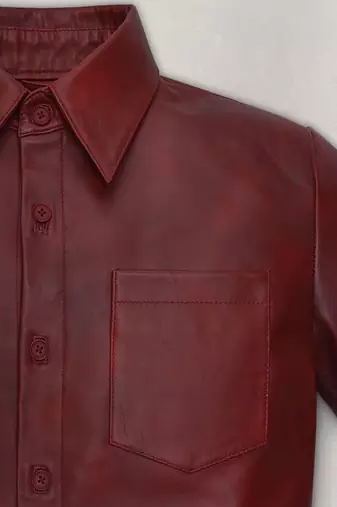 men's brown lambskin leather jacket classic zip up style featured