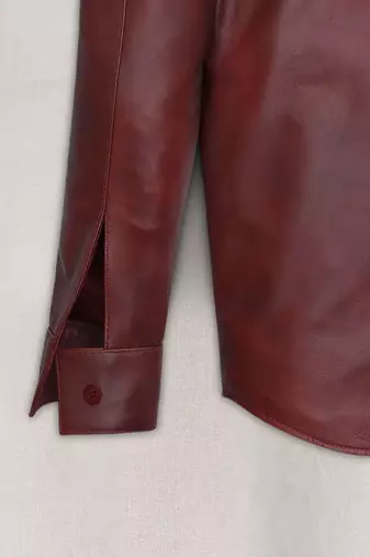 men's brown lambskin leather jacket classic zip up style featured