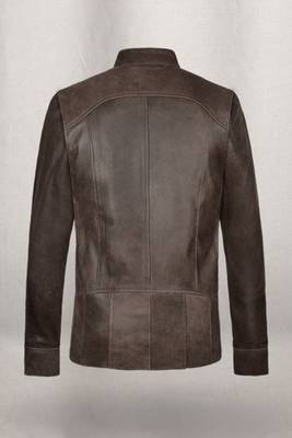 men's brown lambskin leather biker jacket vintage inspired look exclusive 2