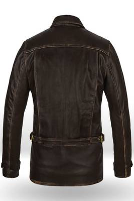 men's brown lambskin leather biker jacket vintage inspired look modern 2
