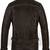 Mens pure lambskin   genuine vintage  brown leather jacket biker taylor twilight look