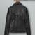 Mens genuine pure lambskin black fringe leather jacket  cowboy stlye