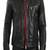 Mens black color  pure lambskin genuine leather jacket biker leather jacket