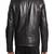 Mens black color motorcycle jacket  pure lambskin genuine leather jacket biker