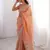 Orange  Color  Jari Woven Saree with a Designer jari dori Embroidery work  Cotton Saree
