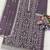 Purple silk semi stitched suit with embroidery & sequence work