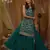 T green georgette semi stitched suit with embroidery & sequence work