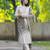 Off-White Floral Embroidered Kurti Set with Printed Dupatta