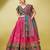 Ethnic Motifs Printed Silk Semi Stitched Lehenga & Unstitched Blouse With Dupatta