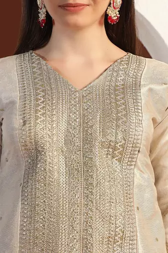 Banarasi Embroidery & Bandhani Art Silk Lehenga With Choli & Dupatta