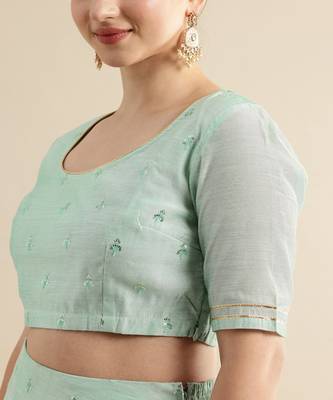 Jashn Embroidered Sequinned Lehenga & Blouse With Dupatta 2