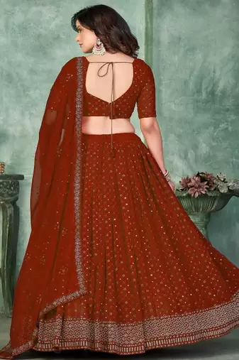 Women Embroidered Lehenga Choli