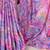 Lavender silky elegance satin silk printed saree