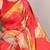 Multicolor silky elegance satin silk printed saree