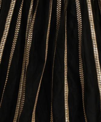 Embroidered Semi Stitched Lehenga & Unstitched Blouse With Dupatta 4