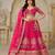 Embroidered Sequinned Semi Stitched Lehenga & Unstitched Blouse With Dupatta