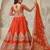 Embroidered Sequinned Semi Stitched Lehenga & Unstitched Blouse With Dupatta