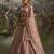 Embroidered Sequinned Semi Stitched Net Lehenga & Unstitched Blouse With Dupatta