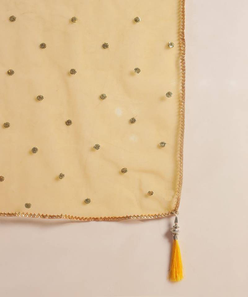 Embroidered Printed Georgette Lehenga Choli With Dupatta