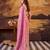 Pink elegance tussar silk printed saree with unstitched blouse