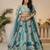 Embroidered Sequinned Semi Stitched Lehenga & Unstitched Blouse With Dupatta