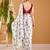 Off White satin silk floral printed smoothness saree