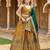 Woven Design Art Silk Lehenga & Unstitched Blouse With Dupatta
