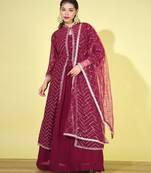 Embroidered Lehenga Choli With Sequined Long Jacket