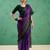 Purple classic rangoli silk printed saree