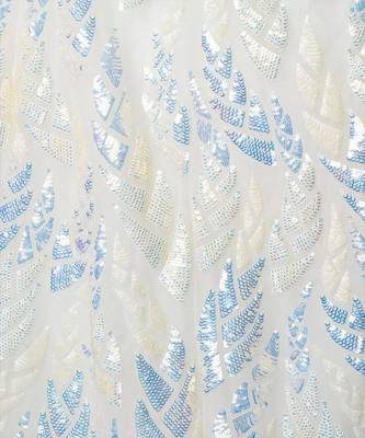 Embroidered Sequinned Net Semi Stitched Lehenga & Unstitched Blouse With Dupatta 3