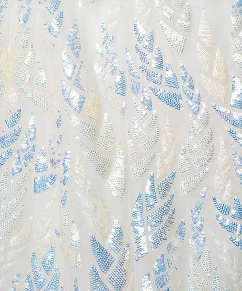 Embroidered Sequinned Net Semi Stitched Lehenga & Unstitched Blouse With Dupatta