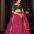 Embroidered Sequinned Semi Stitched Lehenga & Unstitched Blouse With Dupatta