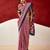 Pink soft dull silk fancy printed saree