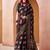 Black elegance pv chanderi  printed lightweight saree