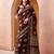 Maroon elegance pv chanderi  printed lightweight saree