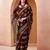 Maroon elegance pv chanderi  printed lightweight saree