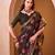 Mehendi elegance pv chanderi  printed lightweight saree