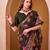 Mehendi elegance pv chanderi  printed lightweight saree