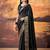 Black smoothy marshmallow zari weaving lightweight saree