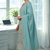 Blue Silk Kurta  Heavy Embroidery Coding Sequence Work With Palazzo and Dupatta 3pc set