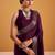 Wine festival vibes polt shimmer zari weaving work saree