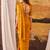 Yellow mordern ethnic crepe silk weaving saree