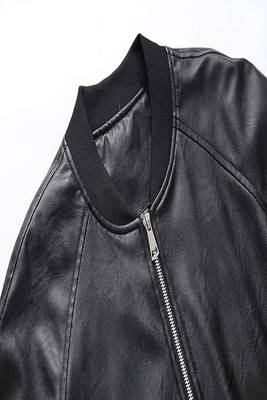 men's black lambskin leather jacket classic zip up style exclusive sophisticated 3