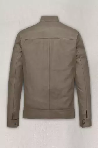 men's brown lambskin leather biker jacket classic moto zip style unique